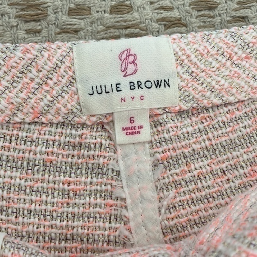 Julie Brown NYC size 6 tweed  shorts - Picture 4 of 8
